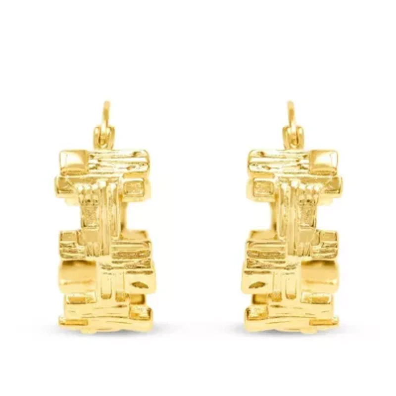 Angelica Gold Hoop Earrings