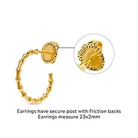 Giulia Gold Hoop Earrings