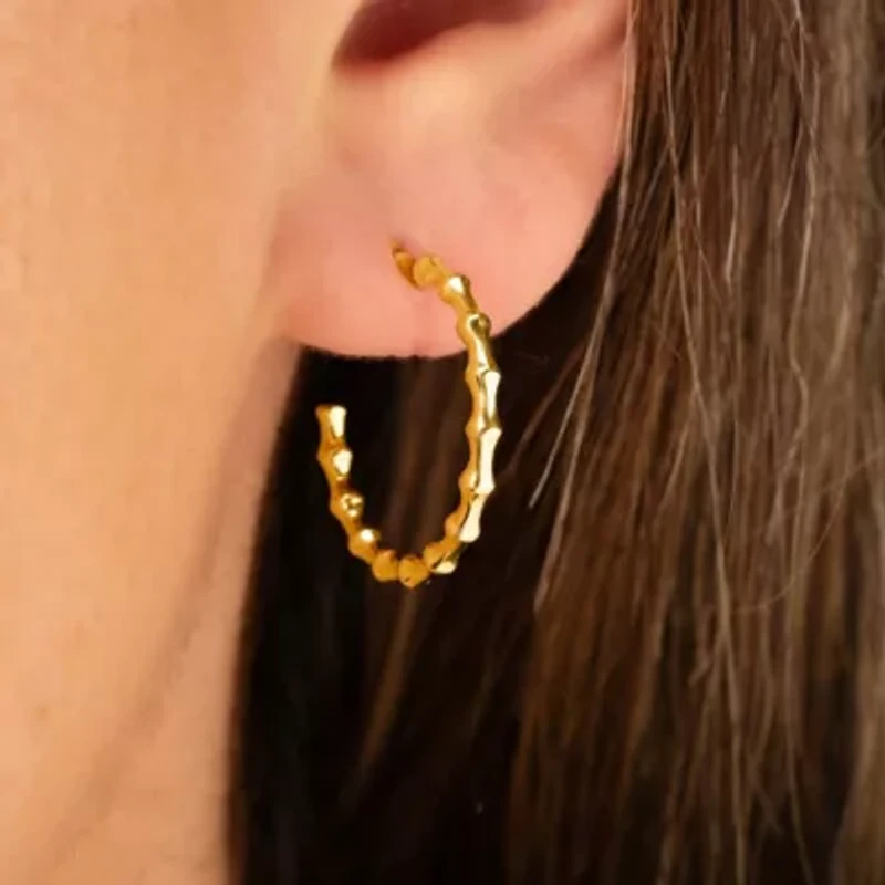 Giulia Gold Hoop Earrings