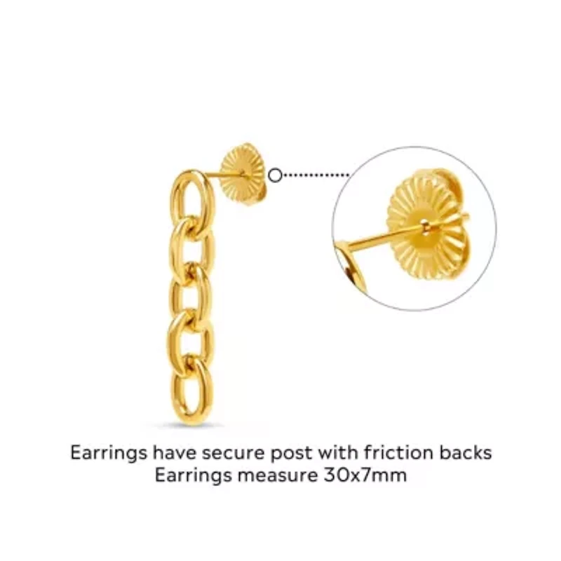 Alessia Chain Dangle Earrings