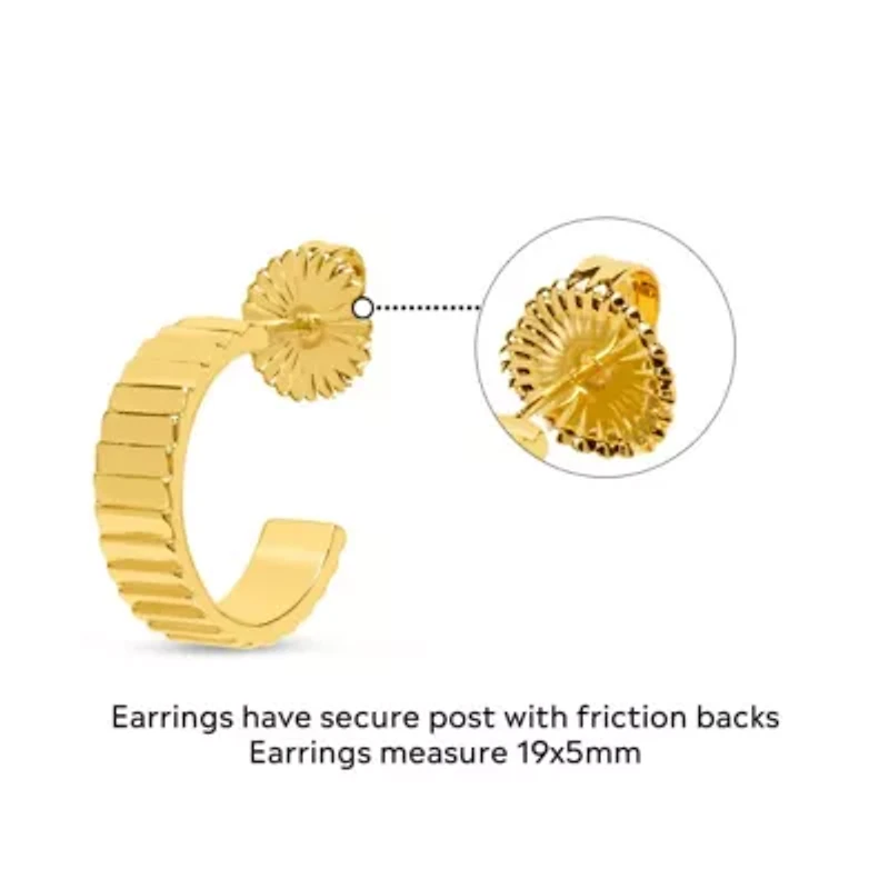 Anna Gold Hoop Earrings