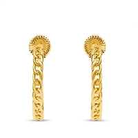 Cecelia Gold Hoop Earrings