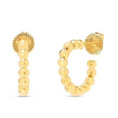 Alessandra Gold Hoop Earrings