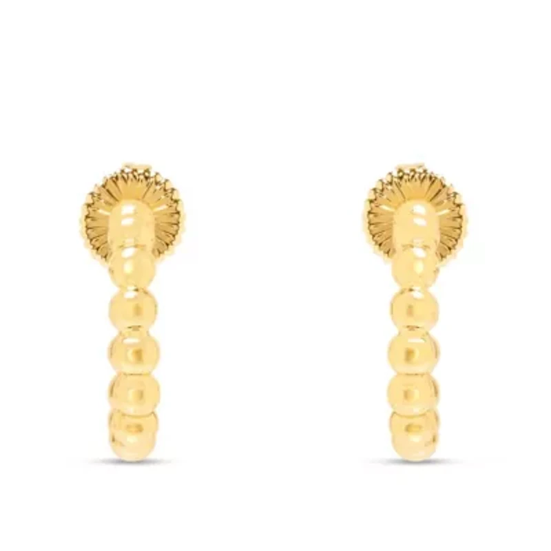 Alessandra Gold Hoop Earrings