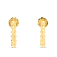 Alessandra Gold Hoop Earrings