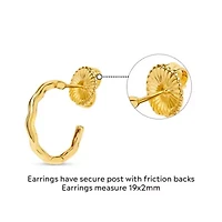 Violetta Gold Hoop Earrings