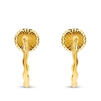 Violetta Gold Hoop Earrings