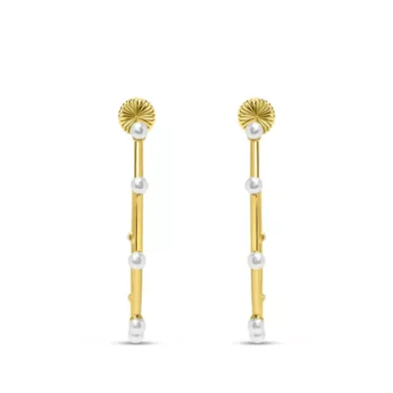 Evelina Gold Hoop Earrings