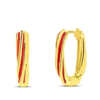 Serena Gold Hoop Earrings