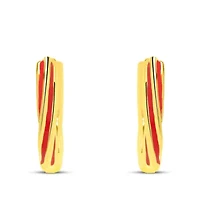 Serena Gold Hoop Earrings