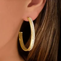 Viviana Gold Hoop Earrings