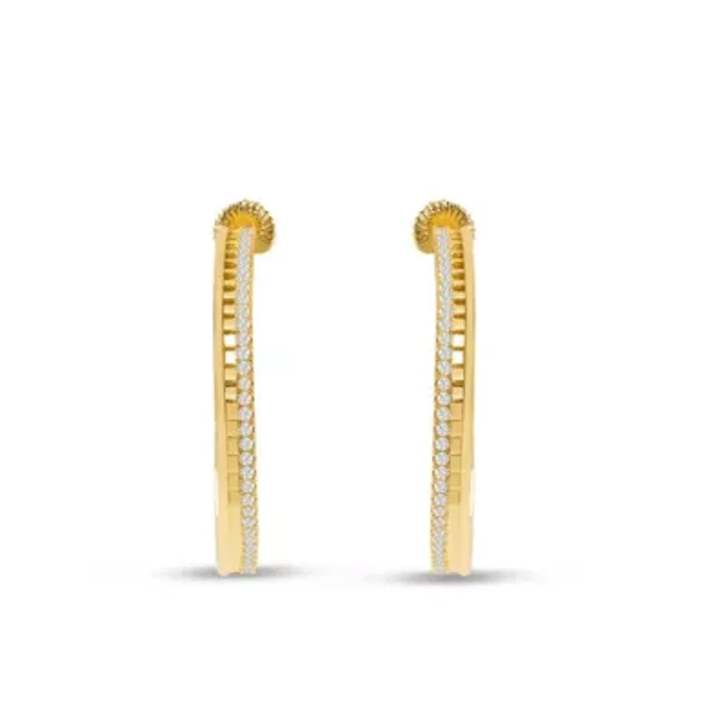 Viviana Gold Hoop Earrings