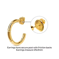 Romola Gold Hoop Earrings
