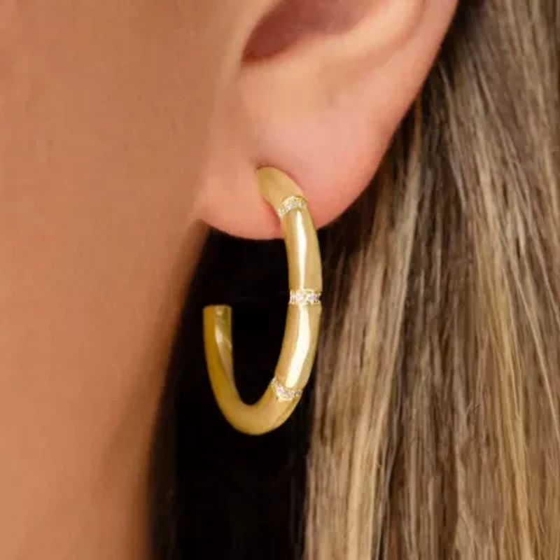 Romola Gold Hoop Earrings
