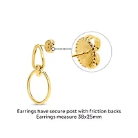 Elettra Gold Dangle Earrings