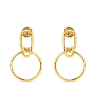 Elettra Gold Dangle Earrings
