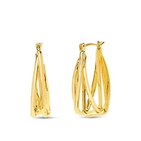 Vittoria Gold Hoop Earrings