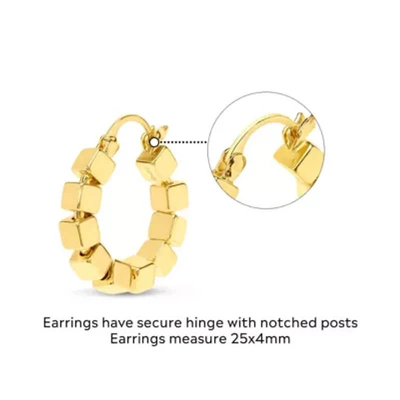 Mirabella Gold Hoop Earrings