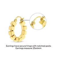 Mirabella Gold Hoop Earrings
