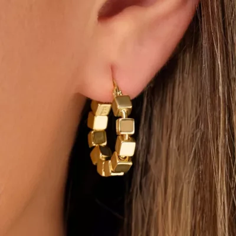 Mirabella Gold Hoop Earrings