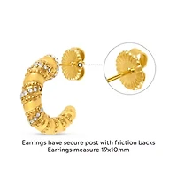 Giorgia Gold Hoop Earrings