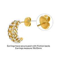 Constanza Gold Hoop Earrings