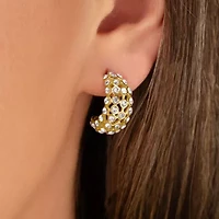 Constanza Gold Hoop Earrings