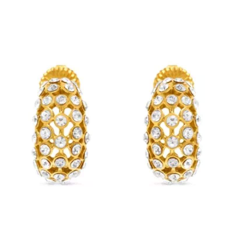 Constanza Gold Hoop Earrings