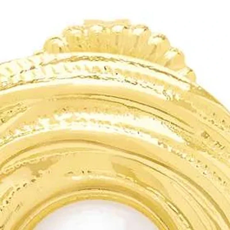Martha Stewart Everyday Thick Pearl Stud Earrings In Gold