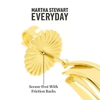Martha Stewart Everyday Twist Hoop Earrings In Gold