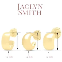 Jaclyn Smith Petite Gold Hoop Earrings Set of 3