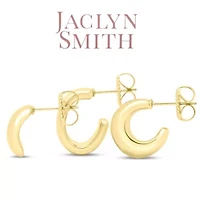 Jaclyn Smith Petite Gold Hoop Earrings Set of 3