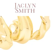 Jaclyn Smith Bold Gold Hoop Earrings Set of 3