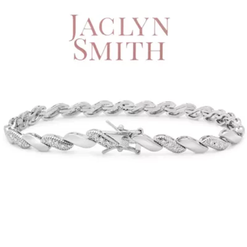 Lab Created 1 Carat Sparkling Moissanite San Marco Bracelet, 7 Inches