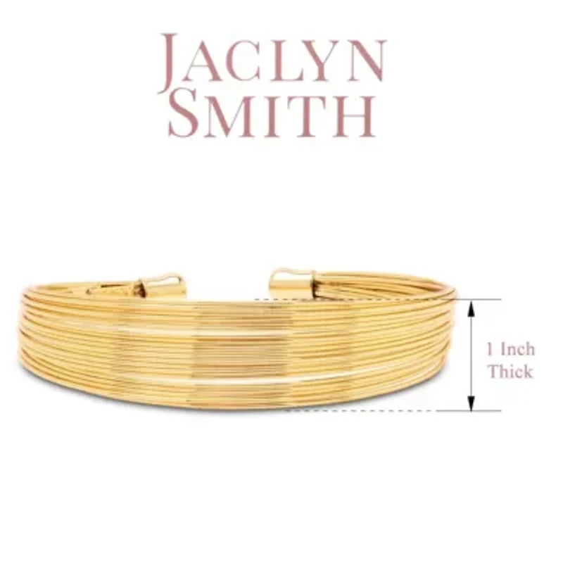 Jaclyn Smith Gold Cuff Bracelet
