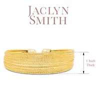 Jaclyn Smith Luminescent Gold Cuff Bracelet