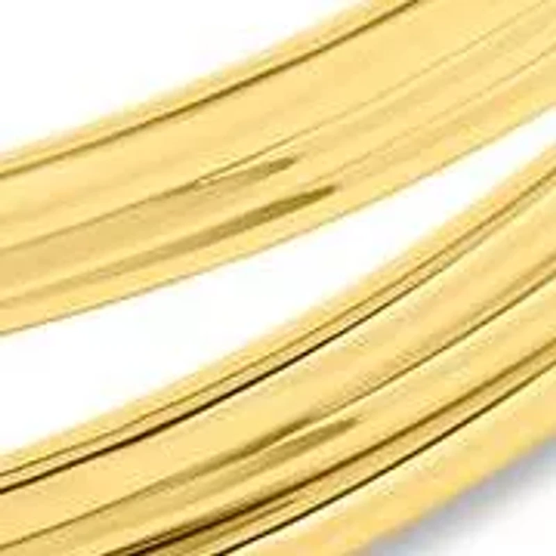 Jaclyn Smith Split Gold Cuff Bracelet