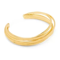 Jaclyn Smith Classic Gold Cuff Bracelet