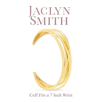 Jaclyn Smith Classic Gold Cuff Bracelet