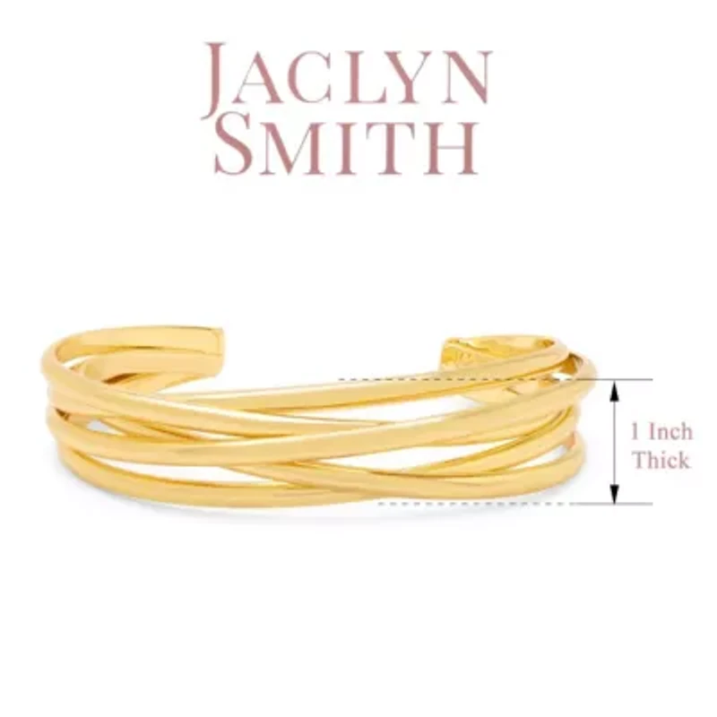 Jaclyn Smith Classic Gold Cuff Bracelet