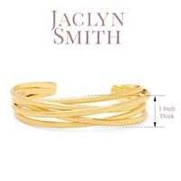 Jaclyn Smith Classic Gold Cuff Bracelet