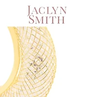 Jaclyn Smith Mesh Hoop Earrings in Gold