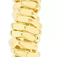 Jaclyn Smith Decorated Hoop Earrings In Gold