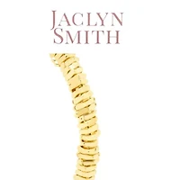 Jaclyn Smith Decorated Hoop Earrings In Gold