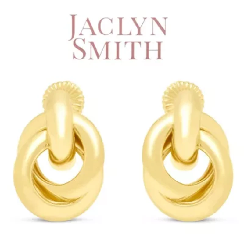 Jaclyn Smith Elegant Drop Earrings In Gold