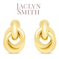 Jaclyn Smith Elegant Drop Earrings In Gold