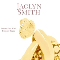 Jaclyn Smith Refined Drop Earrings In Gold