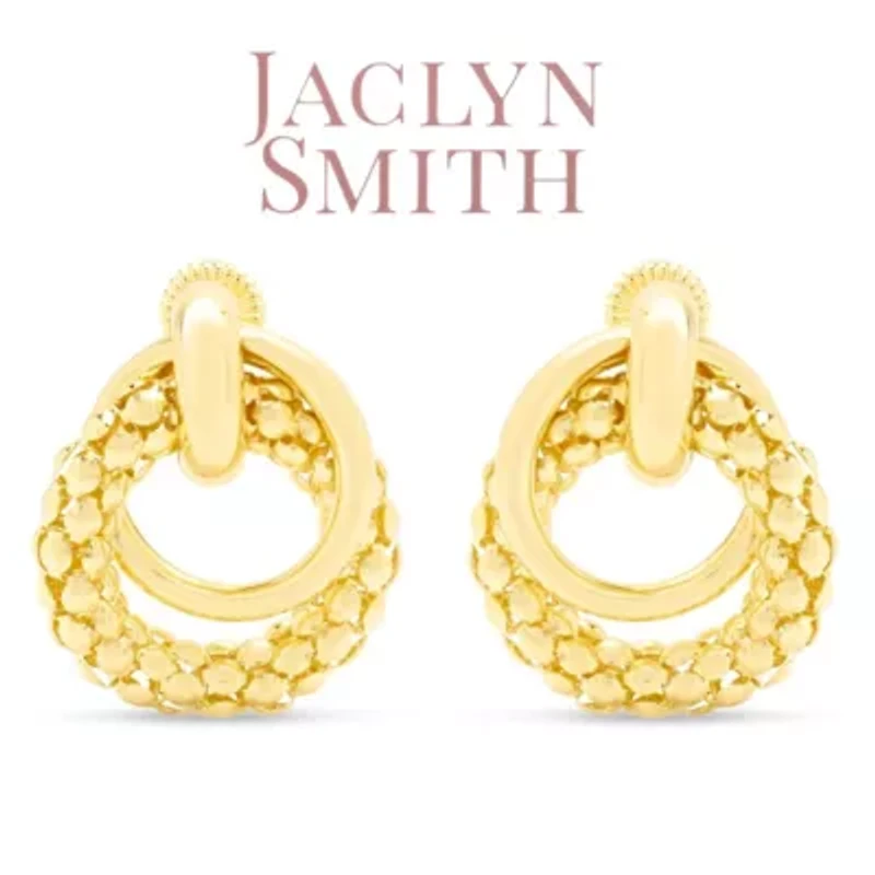 Jaclyn Smith Refined Drop Earrings In Gold