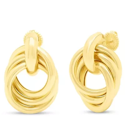 Jaclyn Smith Timeless Drop Earrings In Gold