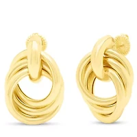 Jaclyn Smith Timeless Drop Earrings In Gold